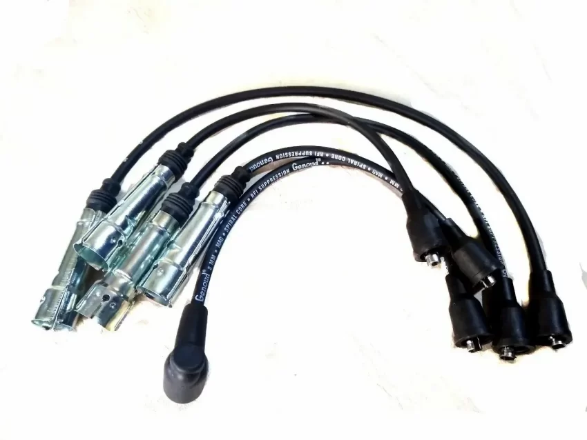 CABLE BUJIAS GENOUD 15030 -  VOLKSWAGEN GOL / SAVEIRO / GACEL - CAPUCHON DE CHAPA