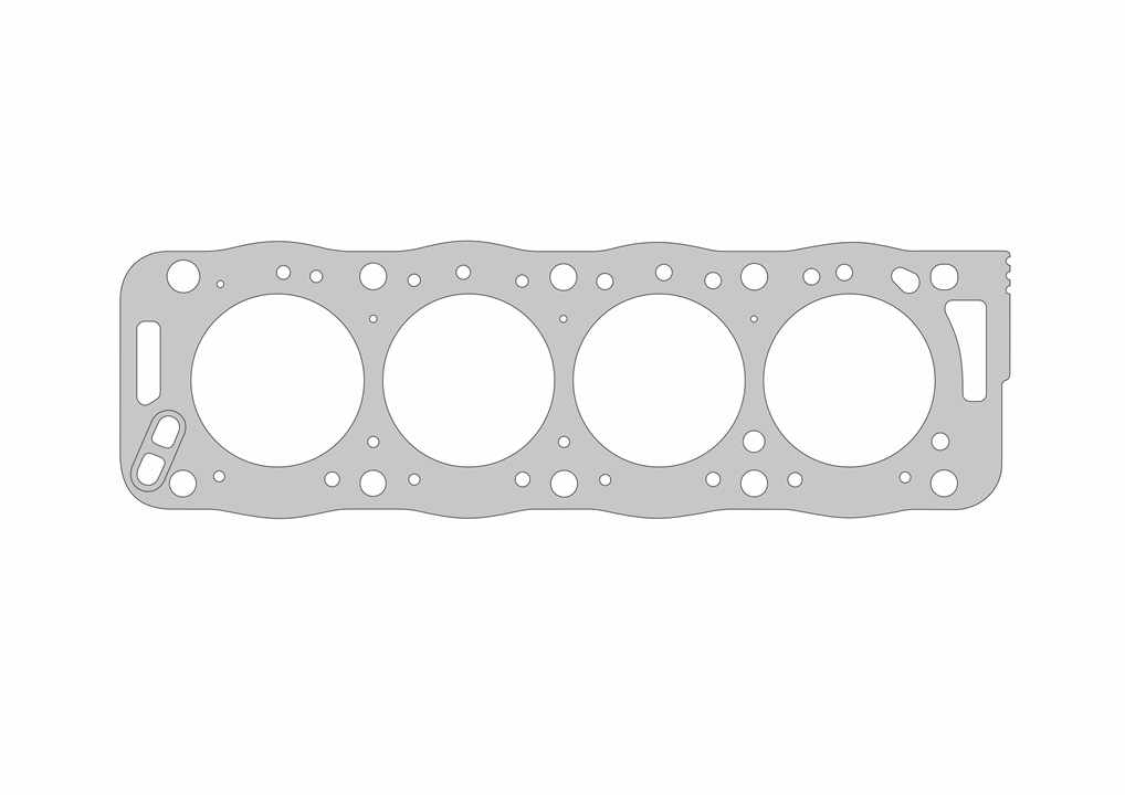 JUNTA TAPA CILINDROS TARANTO 460907-3M - PEUGEOT ESP.1.7MM DIESEL TURBO X UD9 TE