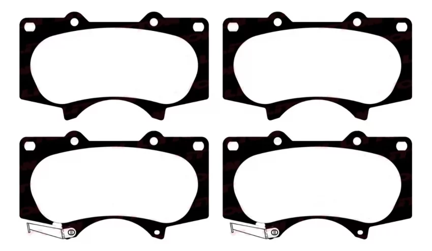 JUEGO PASTILLAS DE FRENO DELANTERA LITTON LT 44980 - TOYOTA HILUX/SW4 - MITSUBISHI MONTERO - Imagen 2