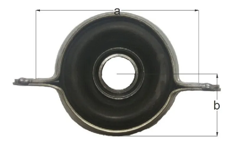 SOPORTE DE CARDAN DBH D62068E - TOYOTA HILUX 4X2 2005 A 2015 - EQ: VKQA 62068 A