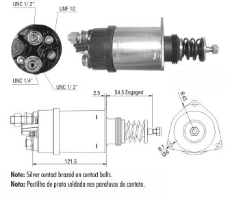 SOLENOIDE ZM 369 - DELCO REMY 41MT 24V